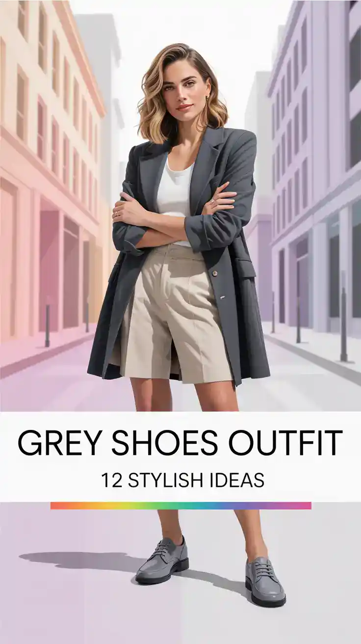 Grey Shoes Outfit