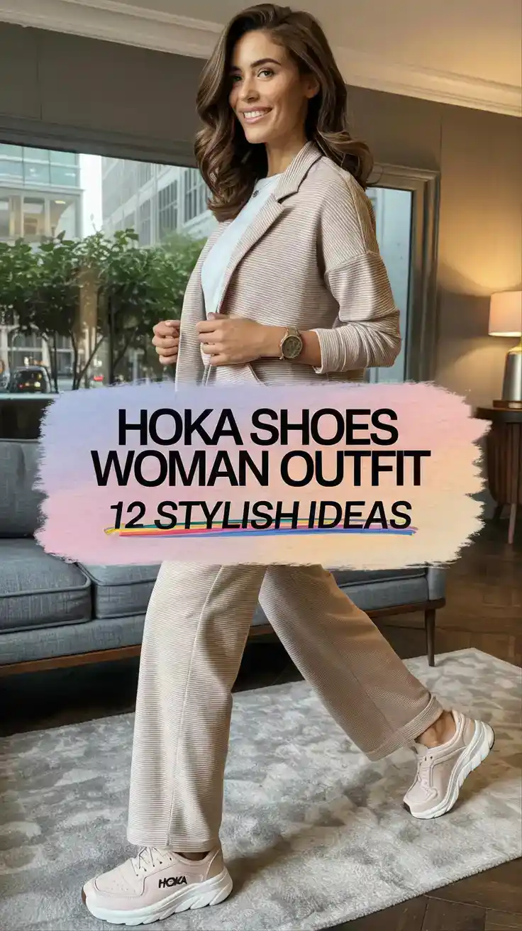 Hoka Shoes Woman Outfit