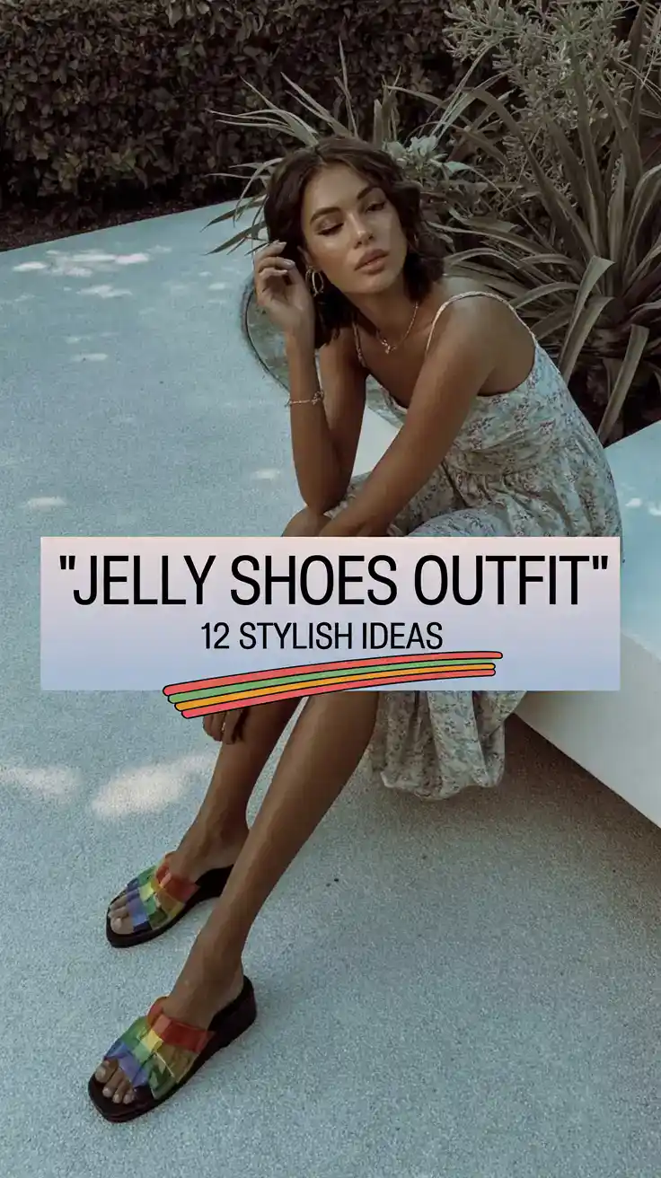 Jelly Shoes Outfit