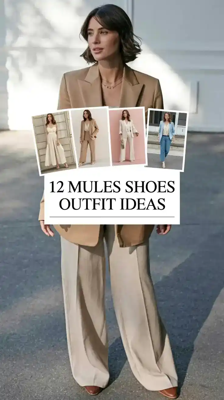 Mules Shoes Outfit