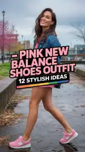 Pink New Balance Shoes Outfit