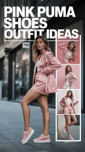 Pink PUMA Shoes Outfit