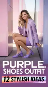 Purple Shoes Outfit