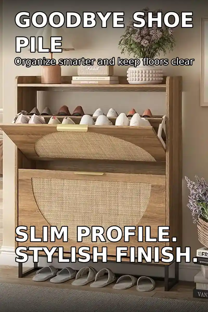 Rattan Shoe Storage
