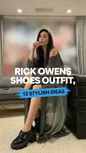 Rick Owens Shoes Outfit