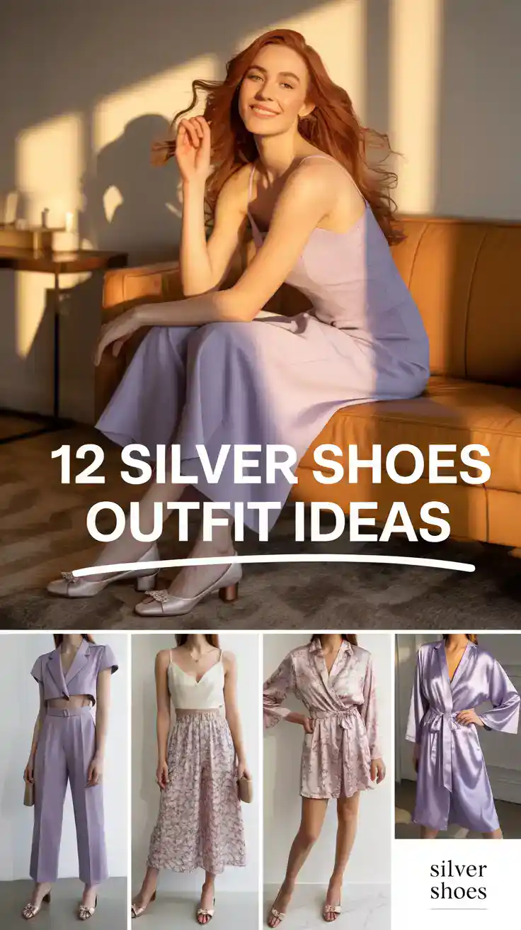 Silver Shoes Outfit