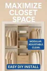 Wood Closet Organizer